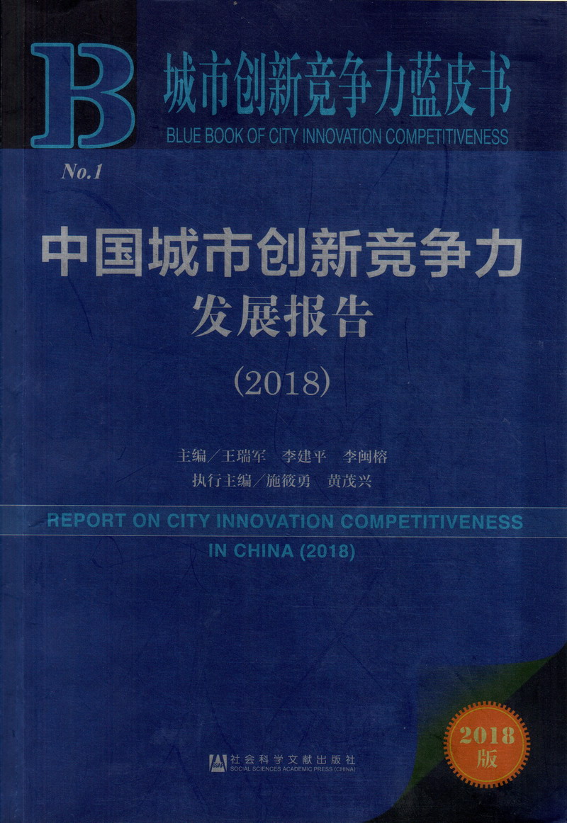 啊啊啊用力插好疼在线看中国城市创新竞争力发展报告（2018）